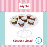 Metal Cupcake Standı Beyaz Kek Standı Metal Cupcake Standı Beyaz Kek Standı