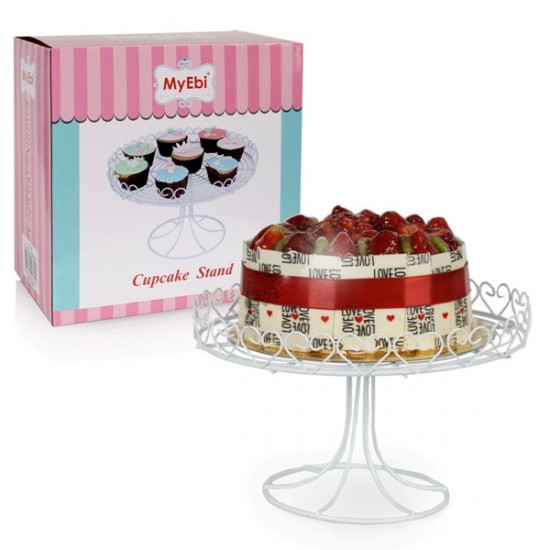 Metal Cupcake Standı Beyaz Kek Standı Metal Cupcake Standı Beyaz Kek Standı