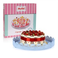 Metal Cupcake Standı Mavi Kek Standı Metal Cupcake Standı Mavi Kek Standı