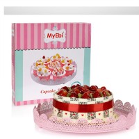 Metal Cupcake Standı Pembe Kek Standı Metal Cupcake Standı Pembe Kek Standı