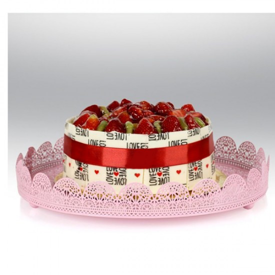 Metal Cupcake Standı Pembe Kek Standı Metal Cupcake Standı Pembe Kek Standı