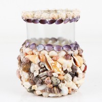 Kabuk Kaplama Cam Vazo Kabuk Kaplama Cam Vazo