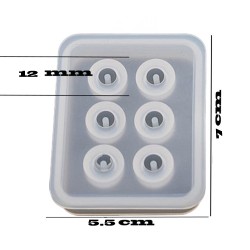 Epoksi Boncuk Şekilli Tesbih Ve Bileklik Silikon Kalıp 12 MM 6 Lı Epoksi Boncuk Şekilli Tesbih Ve Bileklik Silikon Kalıp 12 MM 6 Lı