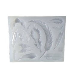 Epoksi Silikon Kalıp Çoklu Yaprak Kalıbı 16 Lı Epoksi Silikon Kalıp Çoklu Yaprak Kalıbı 16 Lı