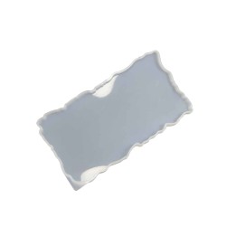 Epoksi Silikon Dalgalı Tepsi  Kalıbı Dikdörtgen 17X31 CM Epoksi Silikon Dalgalı Tepsi  Kalıbı Dikdörtgen 17X31 CM