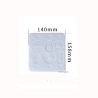 Epoksi Silikon Düğme Ve Yaprak Desenli Çoklu Kalıp 12 li Epoksi Silikon Düğme Ve Yaprak Desenli Çoklu Kalıp 12 li