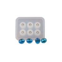 Epoksi Silikon Kalıp Boncuk Arpa Modeli 12 MM 6 LI  TE162 Epoksi Silikon Kalıp Boncuk Arpa Modeli 12 MM 6 LI  TE162