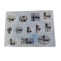 Epoksi Silikon Kalıp  Çoklu On İkili  15 CM 15