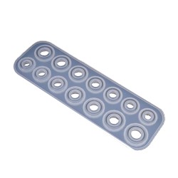 Epoksi Silikon Kalıp Çoklu Yüzük Kalıbı 14 Lü Epoksi Silikon Kalıp Çoklu Yüzük Kalıbı 14 Lü