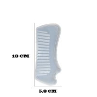 Epoksi Silikon Kalıp Dalgalı Tarak Kalıbı 13 CM 133