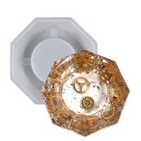 Epoksi Silikon Kalıp Küllük Kalıbı Kristal  Model 13.5 CM Epoksi Silikon Kalıp Küllük Kalıbı Kristal  Model 13.5 CM