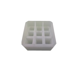 Epoksi Silikon  Kalıp Makyaj Ve Kalemlik Kutusu 9X9 CM Epoksi Silikon  Kalıp Makyaj Ve Kalemlik Kutusu 9X9 CM