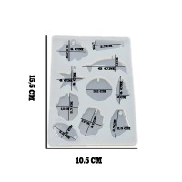 Epoksi Silikon Kalıp Onlu Kalıp Balık Ve Yıldızlı 15X10.5 CM E294 Epoksi Silikon Kalıp Onlu Kalıp Balık Ve Yıldızlı 15X10.5 CM E294