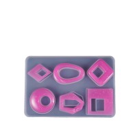 Epoksi Silikon Kalıp Ortası Açık Takı Küpe Ve Kolye 6 Lı Epoksi Silikon Kalıp Ortası Açık Takı Küpe Ve Kolye 6 Lı