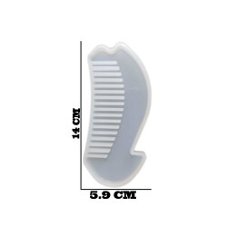 Epoksi Silikon Kalıp Sapsız Tarak Kalıbı 14 CM  E113 Epoksi Silikon Kalıp Sapsız Tarak Kalıbı 14 CM  E113