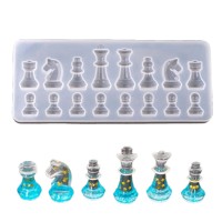 Epoksi Silikon Kalıp Satranç Takımı  Kalıbı -E18 Epoksi Silikon Kalıp Satranç Takımı  Kalıbı -E18
