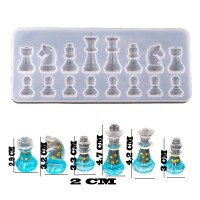 Epoksi Silikon Kalıp Satranç Takımı  Kalıbı -E18 Epoksi Silikon Kalıp Satranç Takımı  Kalıbı -E18