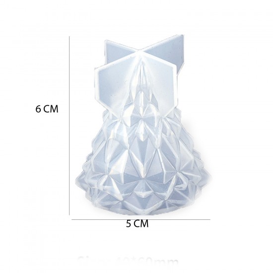 Epoksi Silikon Kalıp Yılbaşı Ağacı Kristal Kalıp 6 CM X 5 CM Epoksi Silikon Kalıp Yılbaşı Ağacı Kristal Kalıp 6 CM X 5 CM