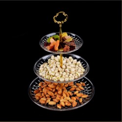 Epoksi Silikon 3 Katlı Meyve Cupcake Stant Bağlantı Aparatı