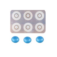 Epoksi Silikon Kalıbı Yatsı Boncuk Modeli 16 MM 6 LI