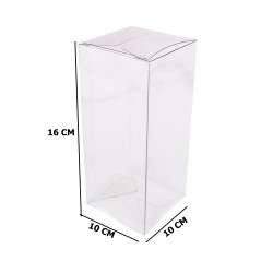 Komple Asetat Kutu Otomatik Model 10X10X16 CM (25 Adet)