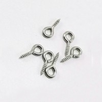 Metal Takı Ve Obje Halkası Vidalı  1 CM  (100 Adet)