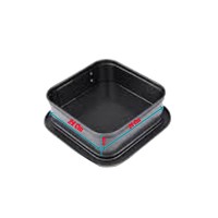 Kelepçeli Pasta Ve Kek Kalıbı Altı Çıkabilen  Kare 24x24x8 CM