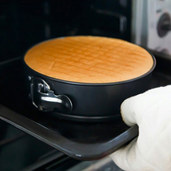 Patisse Yuvarlak Kelepçeli Altı Çıkan Pasta Kek Kalıbı 6.5X24 CM