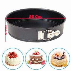 Patisse Yuvarlak Kelepçeli Altı Çıkan Pasta Kek Kalıbı 6.5X26 CM Patisse Yuvarlak Kelepçeli Altı Çıkan Pasta Kek Kalıbı 6.5X26 CM