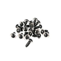 Plastik Vidali Göz Oyuncak Gözü 8 MM (100 Adet)