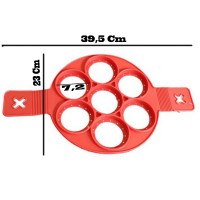 Silikon Pancake Kalıbı Ve Pankek Pişirme Kalıbı Krep Kalıbı 7 li Silikon Pancake Kalıbı Ve Pankek Pişirme Kalıbı Krep Kalıbı 7 li