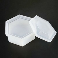Epoksi Silikon Kalıp Altıgen Mücevher Saklama Kutusu Kalıp 8.8 CM Epoksi Silikon Kalıp Altıgen Mücevher Saklama Kutusu Kalıp 8.8 CM