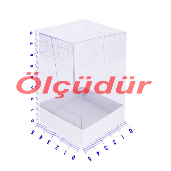 Asetat Kutu Altı Karton 5X5X8 CM (50 Adet) Asetat Kutu Altı Karton 5X5X8 CM (50 Adet)