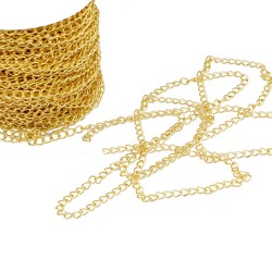 Anahtarlık Zinciri Metrelik Metal 1.2 Cm (1 Metre)