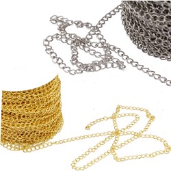 Anahtarlık Zinciri Metrelik Metal 1.2 Cm (1 Metre)