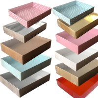 Asetat Kapaklı Karton Kutu 12X15X3 (25 Adet) Asetat Kapaklı Karton Kutu 12X15X3 (25 Adet)