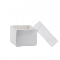Asetat Kapaklı Karton Kutu 7.5X7.5X7 (50 Adet) Asetat Kapaklı Karton Kutu 7.5X7.5X7 (50 Adet)