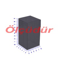 Komple Asetat Kutu 5X5X9 CM (50 Adet)