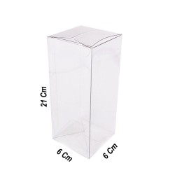 Asetat Kutu 6X6X21 CM (25 Adet) Asetat Kutu 6X6X21 CM (25 Adet)