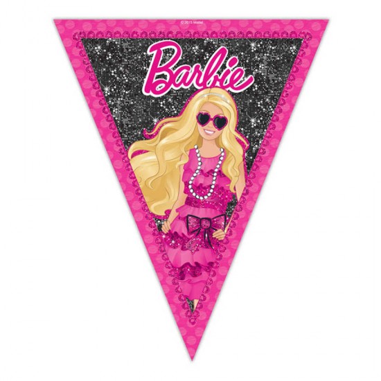 Barbie Klasik Temalı Flama Bayrak