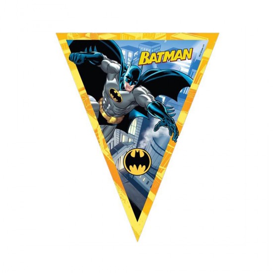 Batman  Temalı Üçgen Flama Bayrak Set