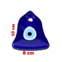 Cam Nazar Boncuğu Delikli Çan Modeli Büyük Boy Cam Nazar Boncuğu Delikli Çan Modeli Büyük Boy