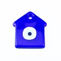 Cam Nazar Boncuğu Delikli Ev Modeli Küçük