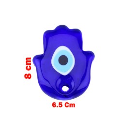 Cam Nazar Boncuğu Delikli Fatma Ana Eli Modeli Küçük Cam Nazar Boncuğu Delikli Fatma Ana Eli Modeli Küçük