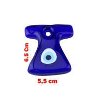 Cam Nazar Boncuğu Delikli Kaftan Modeli Küçük Cam Nazar Boncuğu Delikli Kaftan Modeli Küçük