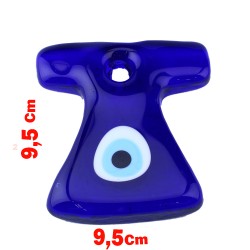 Cam Nazar Boncuğu Delikli Kaftan Modeli Büyük Boy Cam Nazar Boncuğu Delikli Kaftan Modeli Büyük Boy