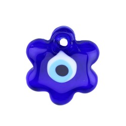 Cam Nazar Boncuğu Delikli Papatya Modeli Küçük Cam Nazar Boncuğu Delikli Papatya Modeli Küçük