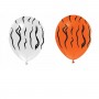 Çepeçevre Çizgili Balon 12 Inç Zebra/ Kaplan Baskılı (20 Adet)