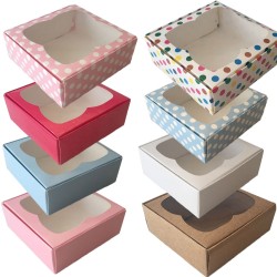 Çerçeveli Karton Kutu 8X8X3 CM (50 Adet) Çerçeveli Karton Kutu 8X8X3 CM (50 Adet)