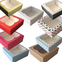 Çerçeveli Karton Kutu 9X9X3 CM (50 Adet) Çerçeveli Karton Kutu 9X9X3 CM (50 Adet)